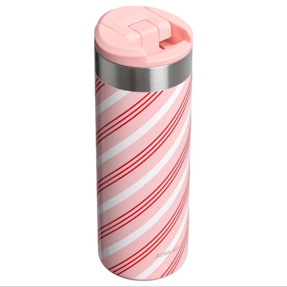 Stanley Strawberry Cream Twist 16oz AEROLIGHT Transit Bottle Holiday 2025 Target - Picture 2 of 12